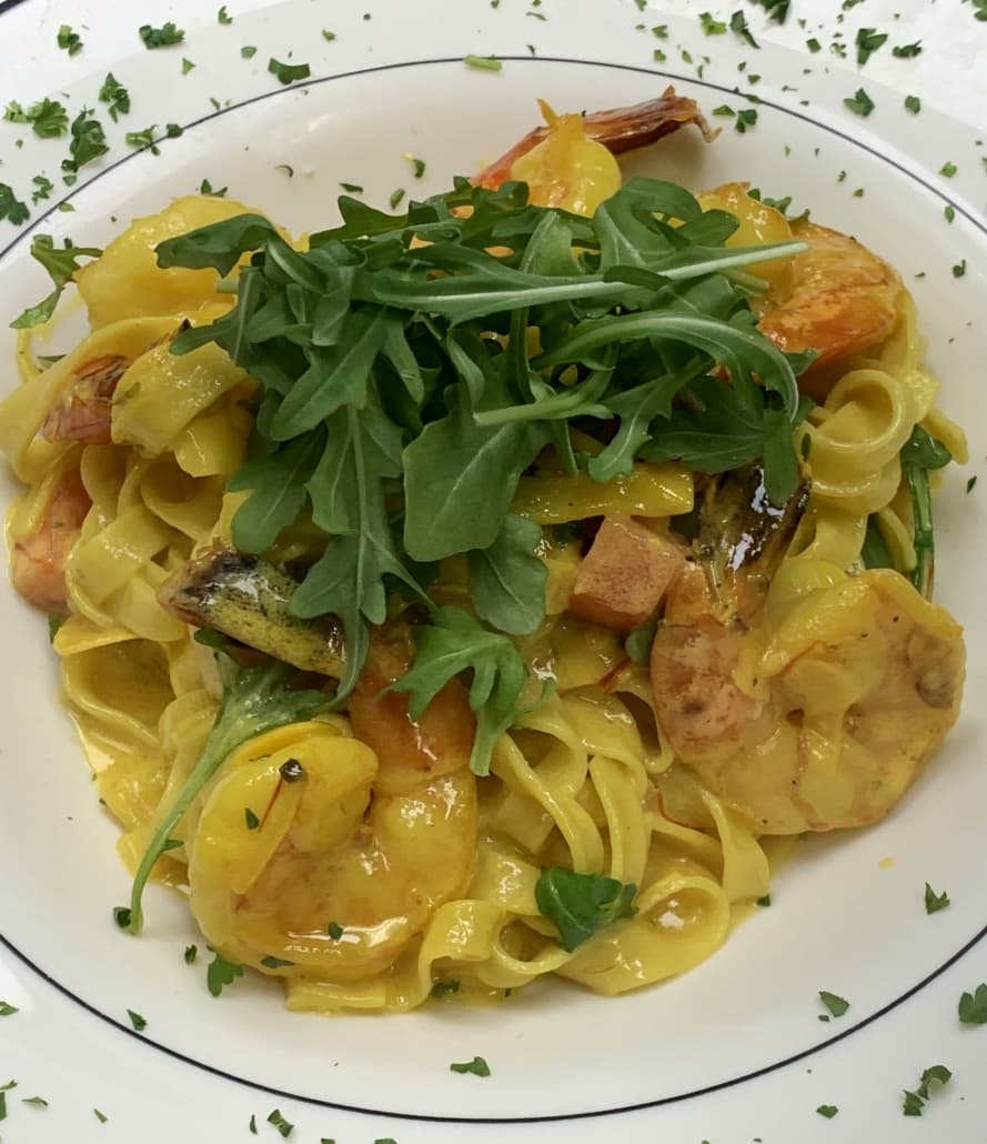 FETTUCCINE SAFFRON SAUCE