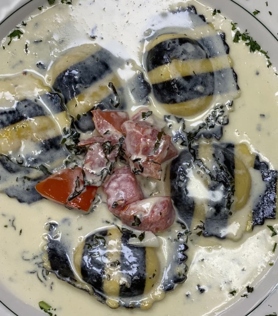RAVIOLI STUFFED WITH LOBSTER