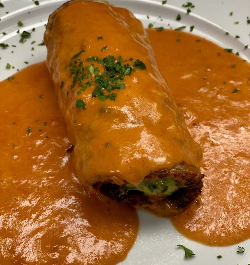 STUFFED EGGPLANT